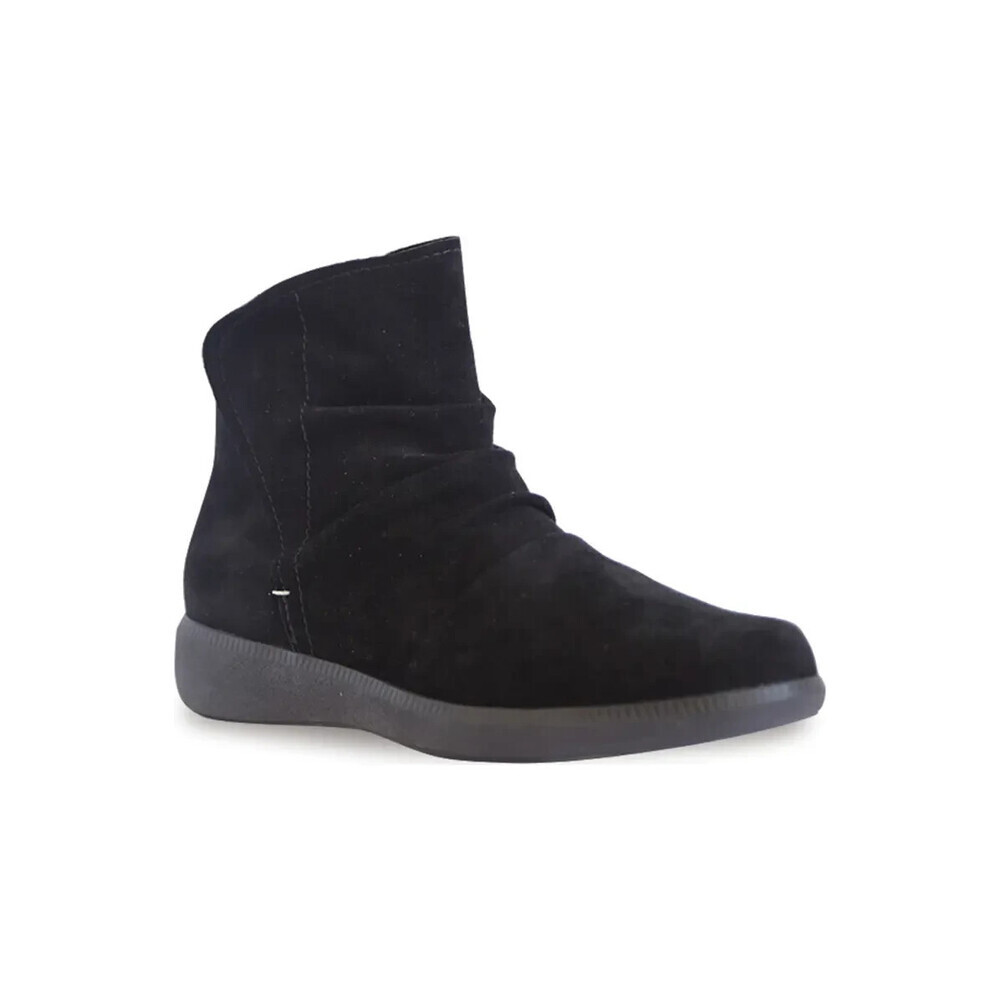 Munro Scout 6546379 Boots Womens 7.5 Black Suede Water Resistant Bootie JOBB1776